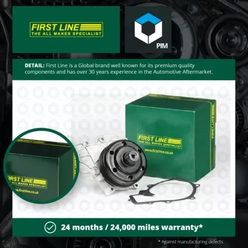 Water Pump fits MERCEDES SPRINTER 906 2.1D 06 to 16 OM646.986 Coolant Firstline Parts