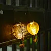 Solar Hanging Hot Air Balloon Lamp IP65 Waterproof Light for Outdoor Garden Yard