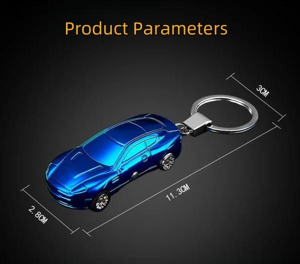 Multifunctional Sports Car Keychain