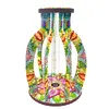 Vase Mandala En Bois-Ornement De Bricolage