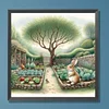 Diamond Painting -DIY Full Round Drill Flowers Plant