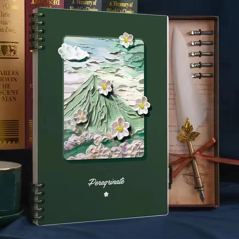 Oil Painting Loose-leaf Notebook B5 Non-manual Detachable Notebook High-looking College Student Postgraduate Entrance Examination Coil Notepad