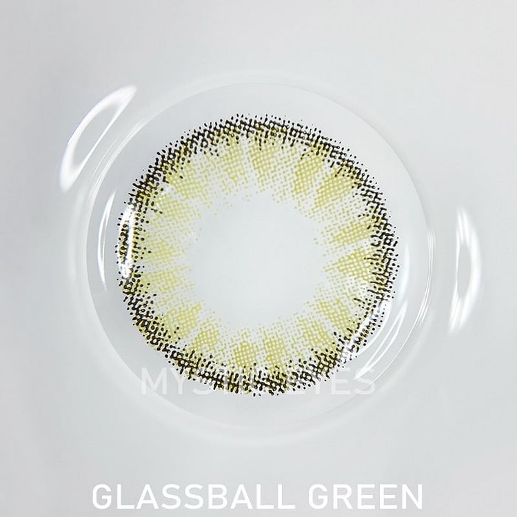 Glassball Green Colored Contact Lenses