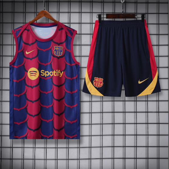 24/25 Barcelona Vest Training Kit Football Shirt Thai Quality