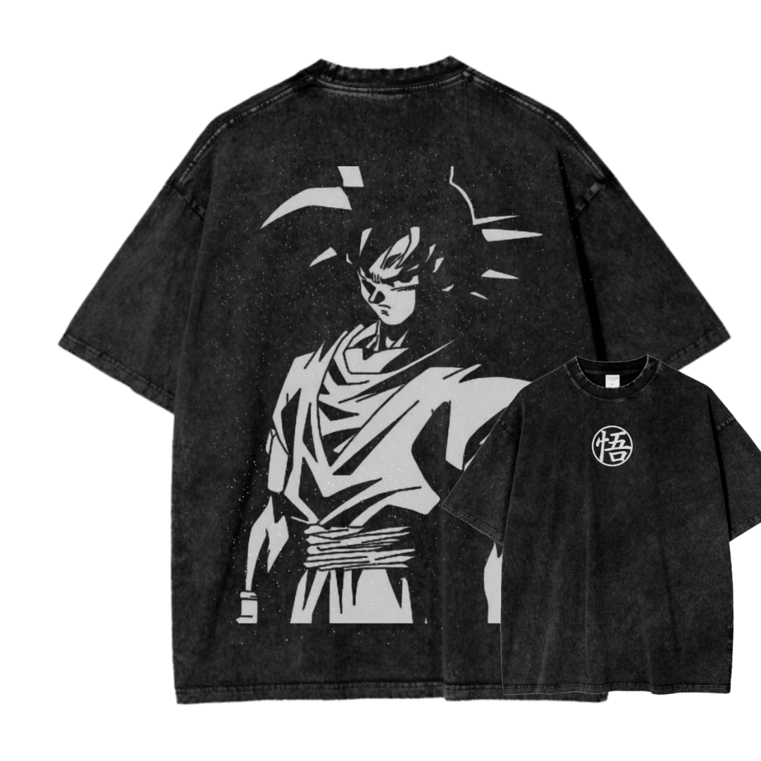 Dragon Ball Son Goku Oversize Washed T-Shirt	