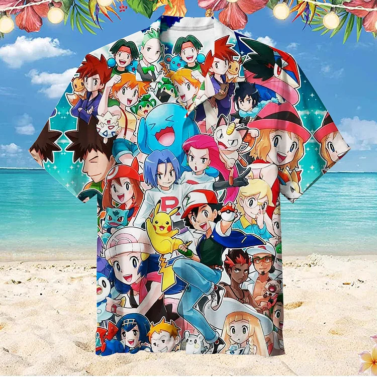 Pokémon|Unisex Hawaiian Shirt