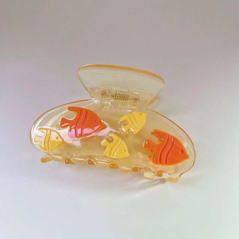 Women’s Casual Sweet Fruit Fish Acetic Acid Sheets Handmade Hair Claws