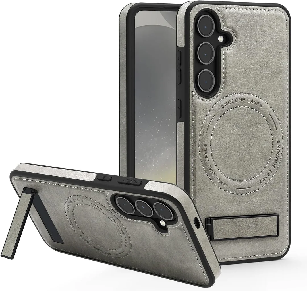 Samsung Galaxy Z Fold 6 Leather Case Magnetic Protective Case Holder Phone Case