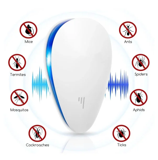 Ultrasonic Pest Repeller – Repels Bed Bugs, Rodents, Cockroaches, Mosquitoes, Ants