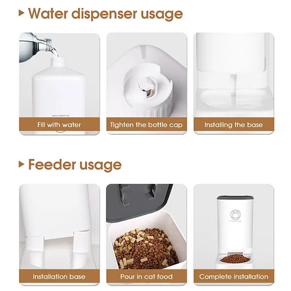View of Automatic Pet Feeder