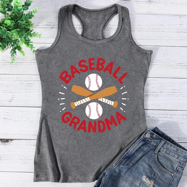 Baseball grandma Vest Top-Annaletters