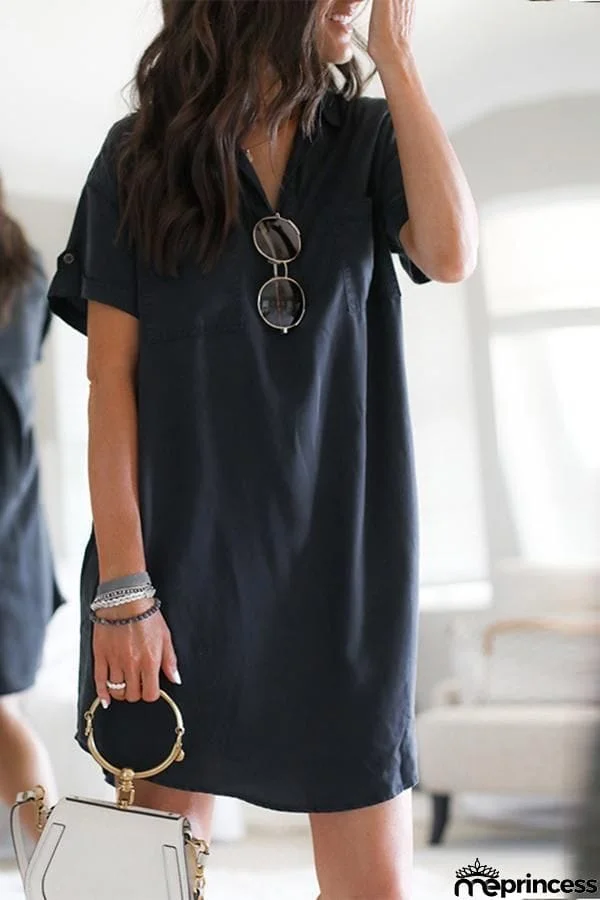 Daily Black Mini Dress