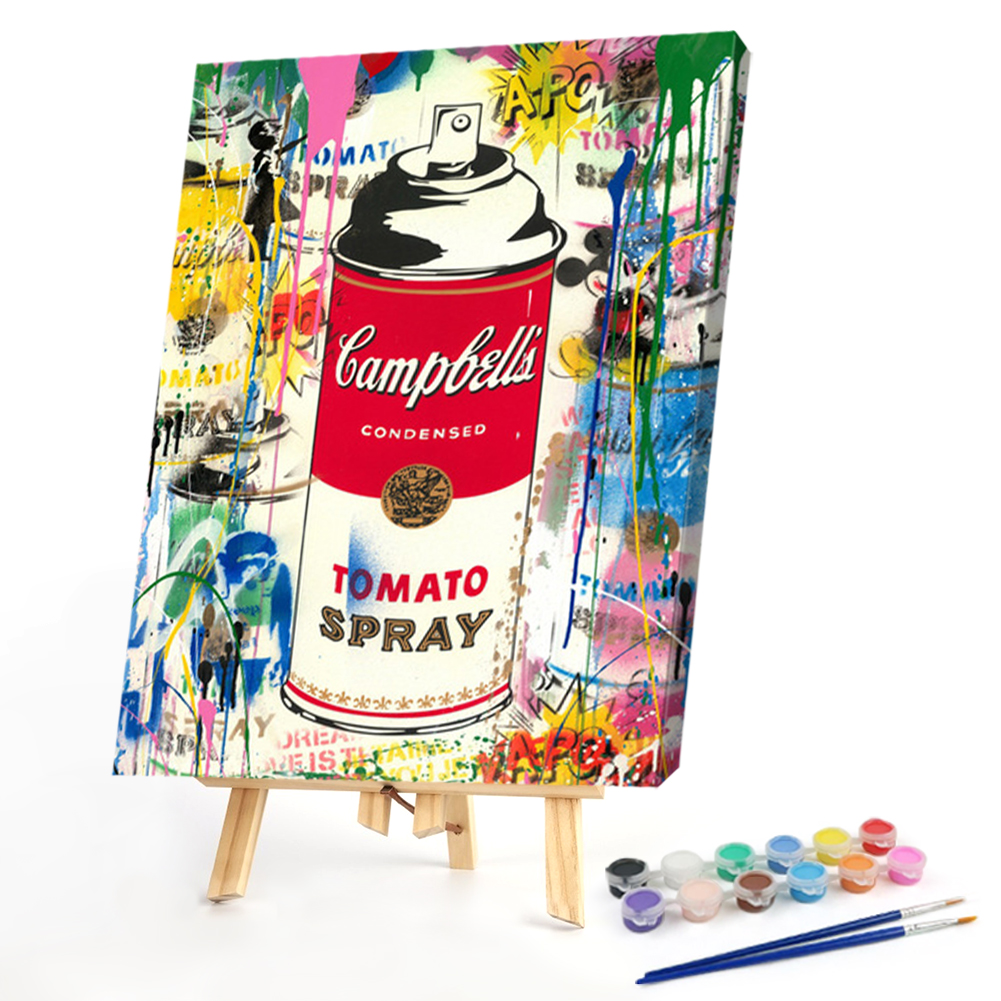 

40*50CM - Paint By Numbers - Street Graffiti, 501 Original