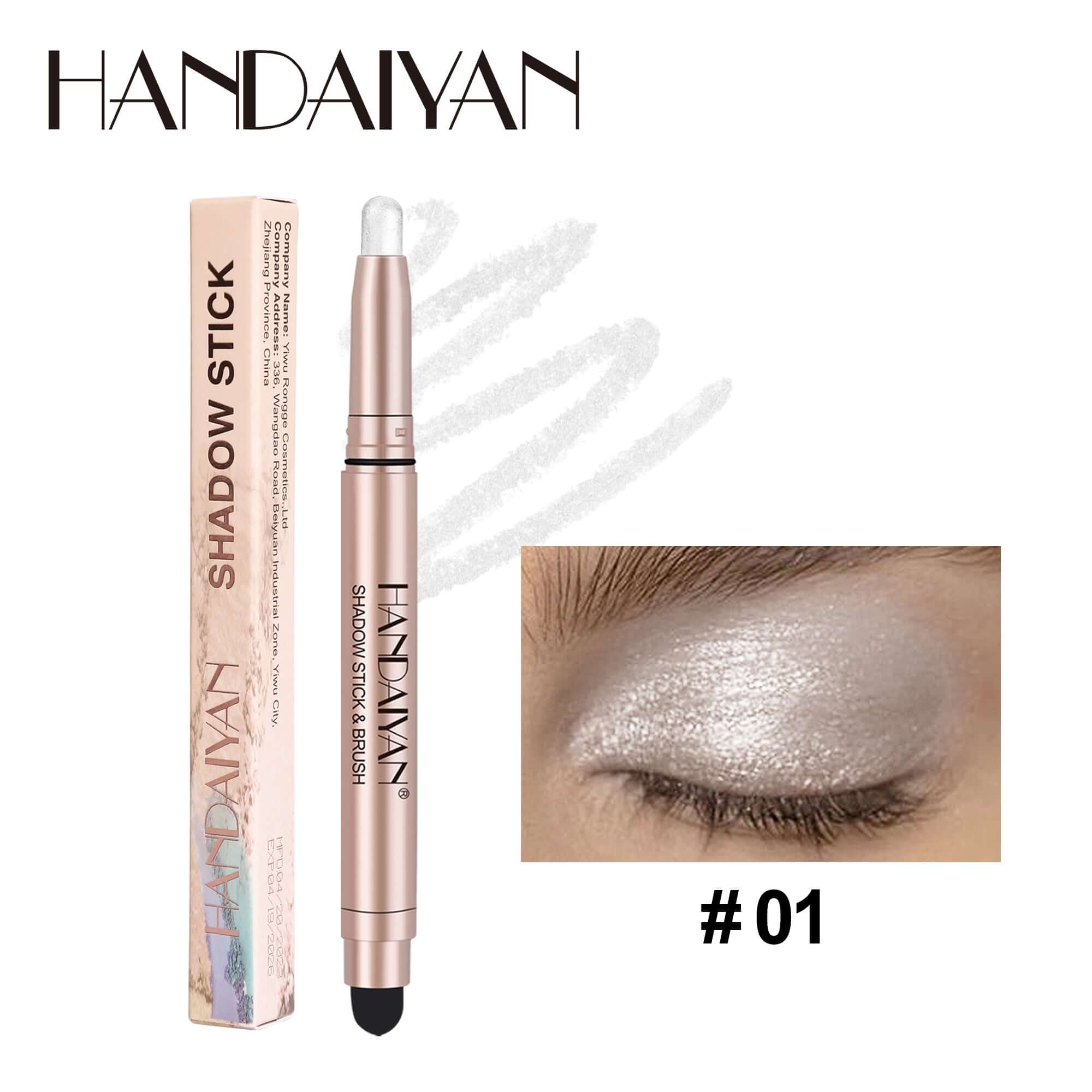 HANDAIYAN 12 Colors Vegan Eye Shadow Stick