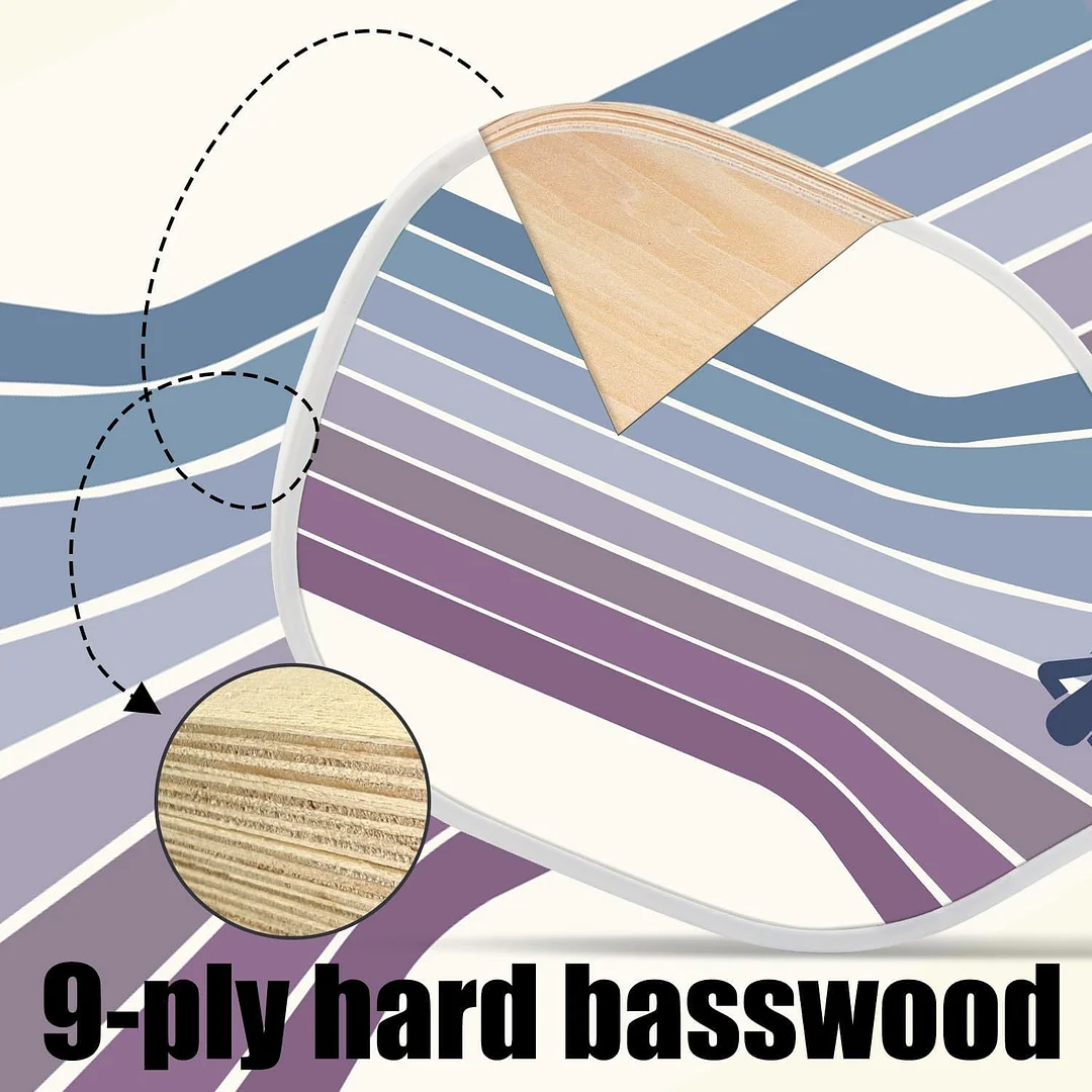 Pickleball Set with Paddles Balls and Carrying Bag