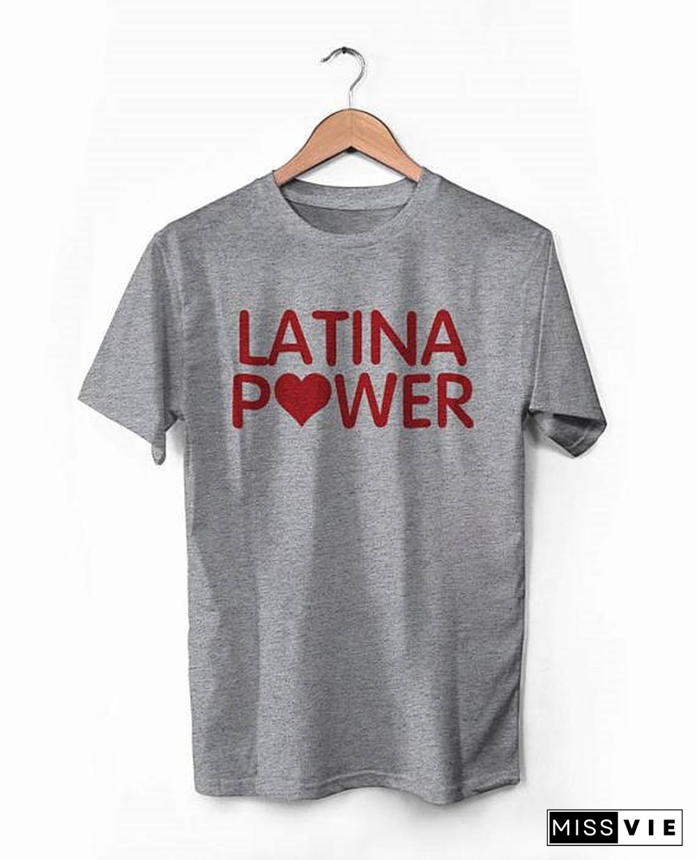 Skuggnas Latina Power T-Shirt Slogan Latin Shirts Feminist Women Shirt Girl Power Tumblr Clothing Women Rights Equality Tops
