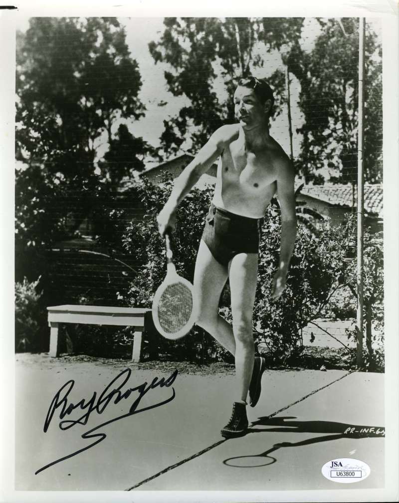 Roy Rogers Hand Signed Jsa Coa 8x10 Photo Poster painting Autographed Authentic 7