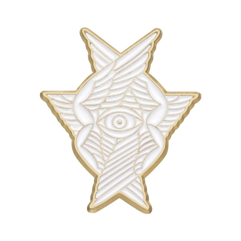 Cartoon Style Eye Wings Wine Glass Alloy Stoving Varnish Plating Unisex Brooches