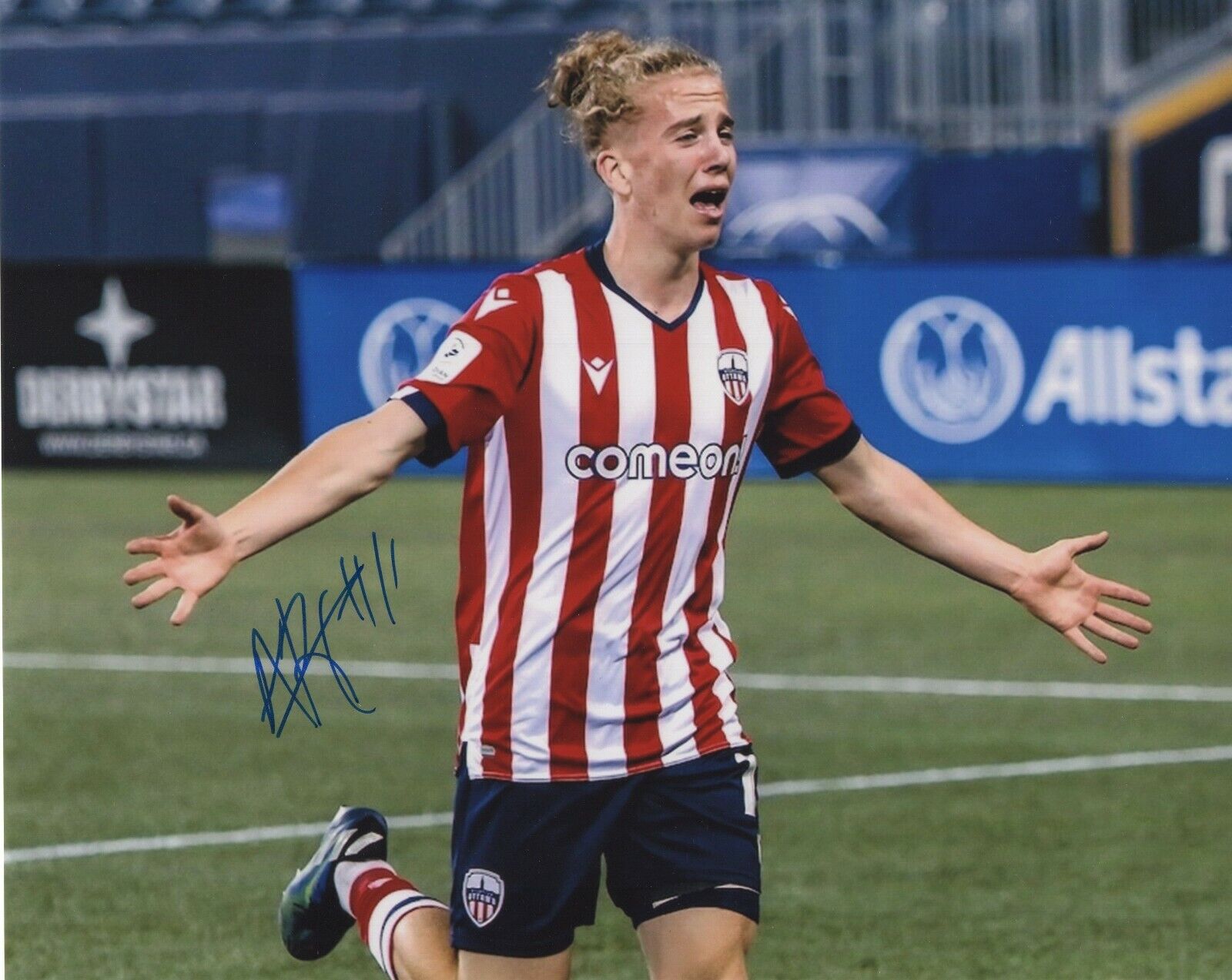 ANTOINE COUPLAND SIGNED AUTOGRAPH ATLETICO OTTAWA SOCCER 8X10 Photo Poster painting PROOF #2