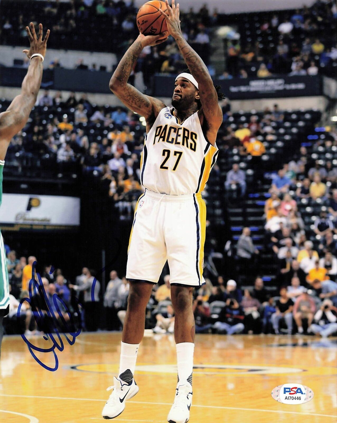 Jordan Hill Signed 8x10 Photo Poster painting PSA/DNA Indiana Pacers Autographed