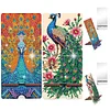 2-Pack Acrylic Peacock Diamond Art Phone Stand & Mirror Kit for Beginner Adult