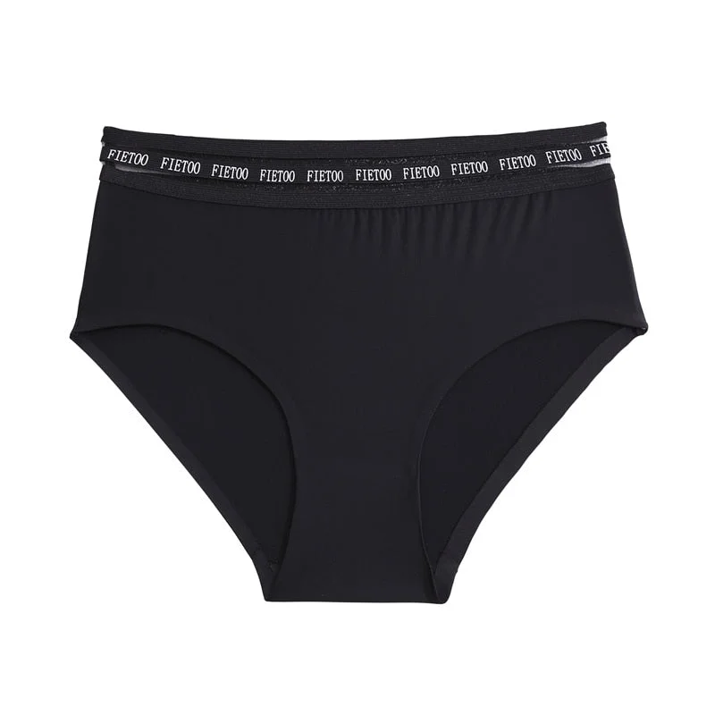 Women's Lingerie Seamless Panties Perspective Waist Band Finetoo Design Female Panties Underpanties Sexy Underwear Briefs Girls