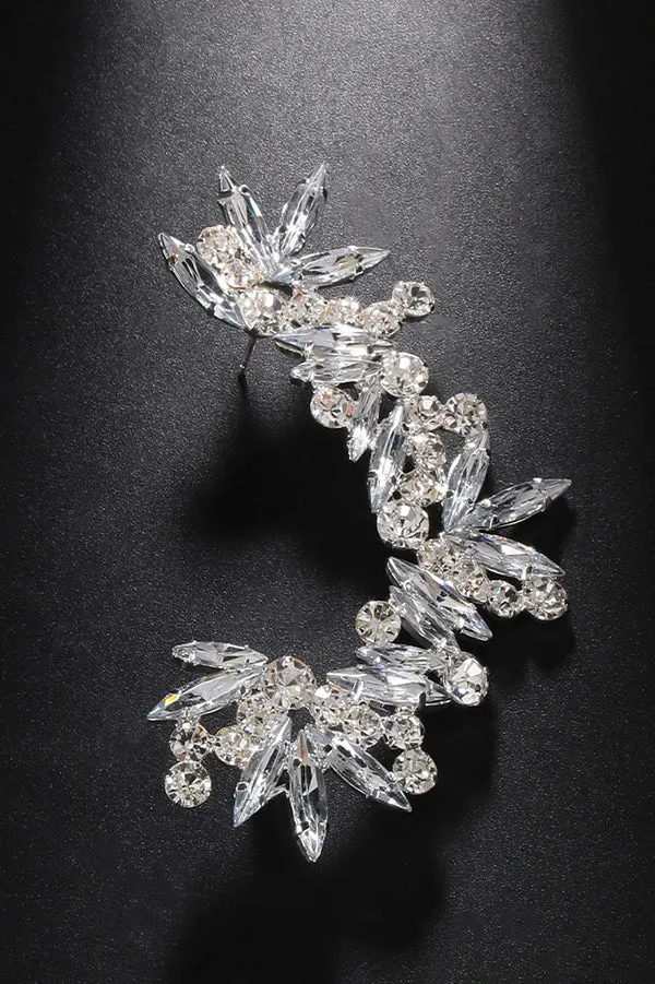Non-pierced Rhinestone Clip-on Earrings
