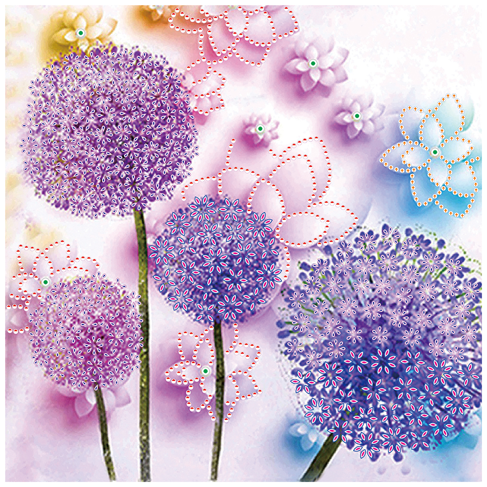 

Dandelion - Special Shaped Diamond Painting - 30*30CM, 501 Original