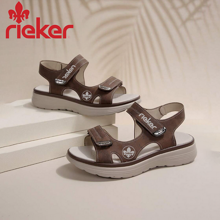 ÚJ NŐI ORTOPÉD BŐR SZANDÁL RIEKER 