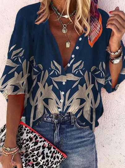 Elegant Long Sleeve Blouse