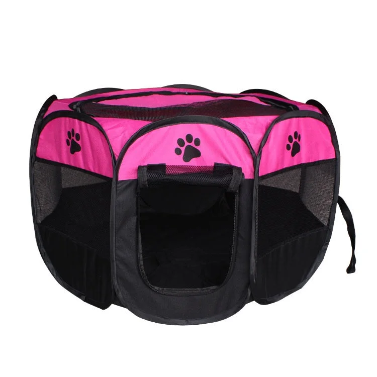 Pet Cage Portable Pet Tent Folding Dog House Indoor Cat Tent Puppy Kennel For Dog Cat Rabbits Outdoor Playpen Easy Operation