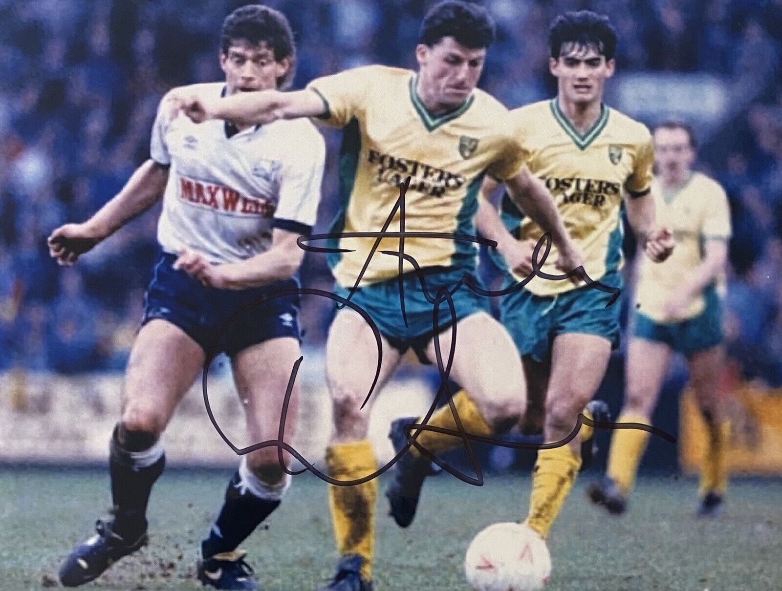 Andy Townsend Genuine Hand Norwich 6X4 Photo Poster painting 2