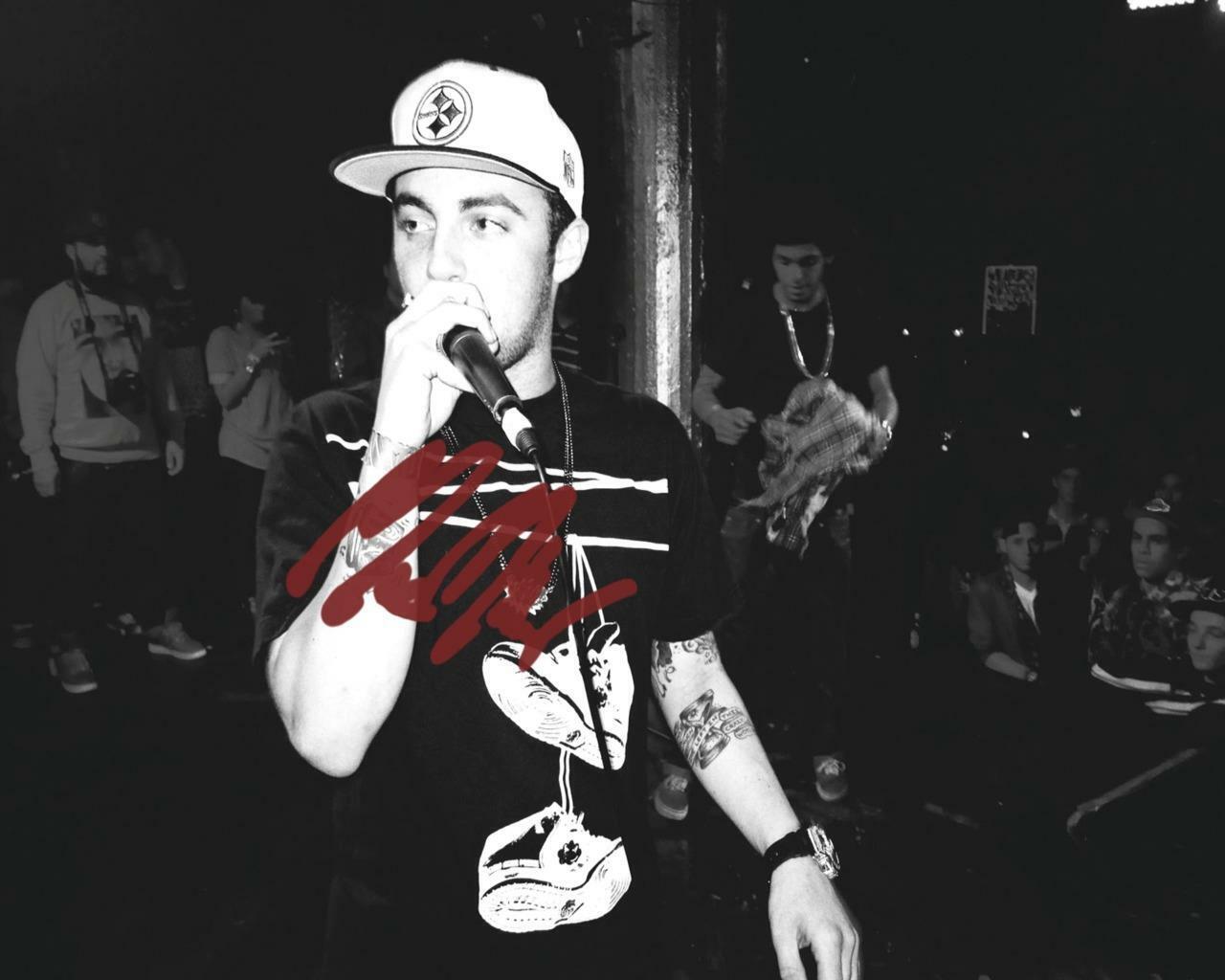 Mac Miller SIGNED AUTOGRAPHED 10 X 8