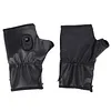 Rechargeable USB Fingerless Heated Gloves w/3 Heating Levels for Sports Skiing