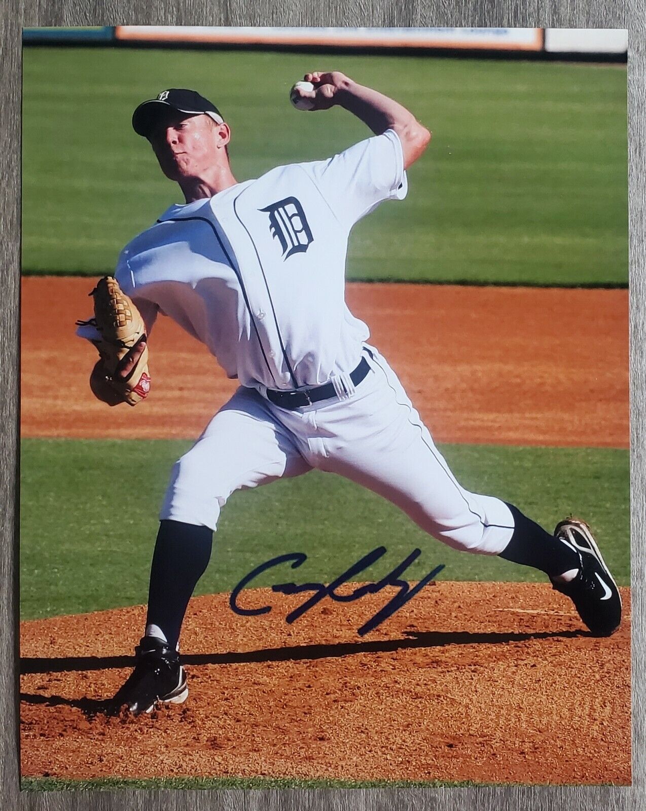 Casey Crosby Signed 8x10 Photo Poster painting Detroit Tigers MLB RAD