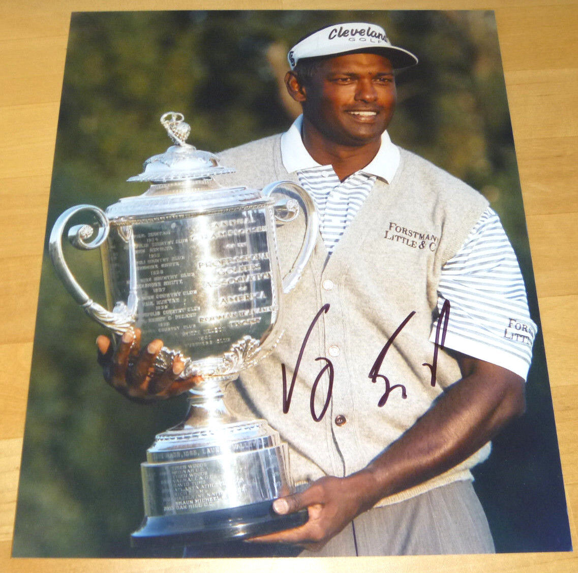 Vijay Singh Authentic Signed 8x10 PGA Golf Photo Poster painting Autographed