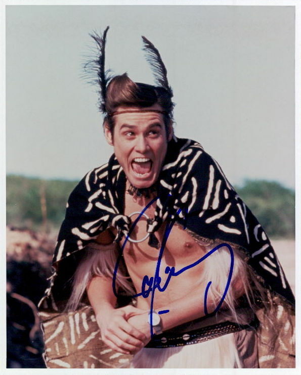 Jim Carrey (Ace Ventura) signed 8x10 Photo Poster painting In-person