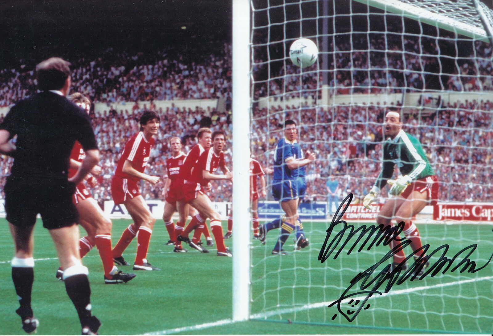 Bruce Grobbelaar Liverpool Hand Signed Photo Poster painting 12x8.