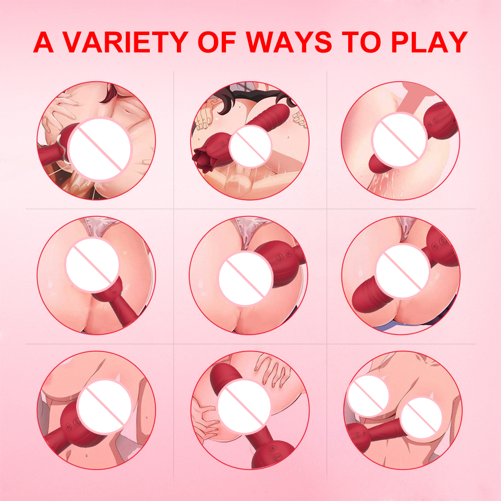 Mysite Rose Licking Vibrators For Women Rose Vibrators 23 2 in 1 rose vibrator · durable rose toy