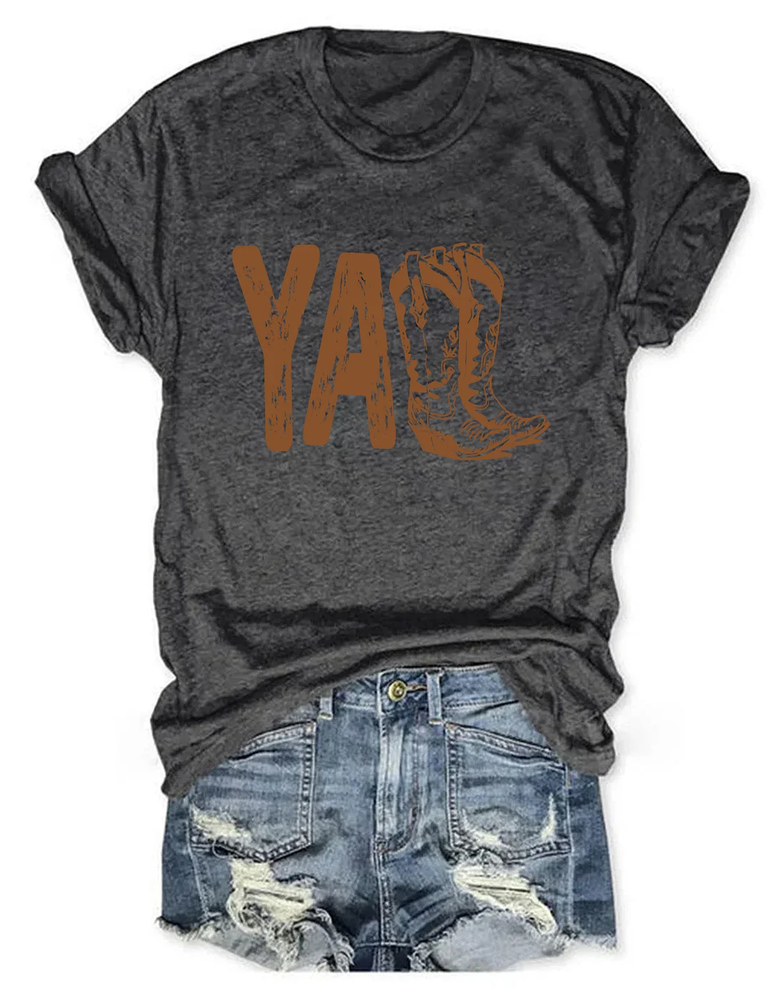 Y'all Cowboy Boots T-shirt