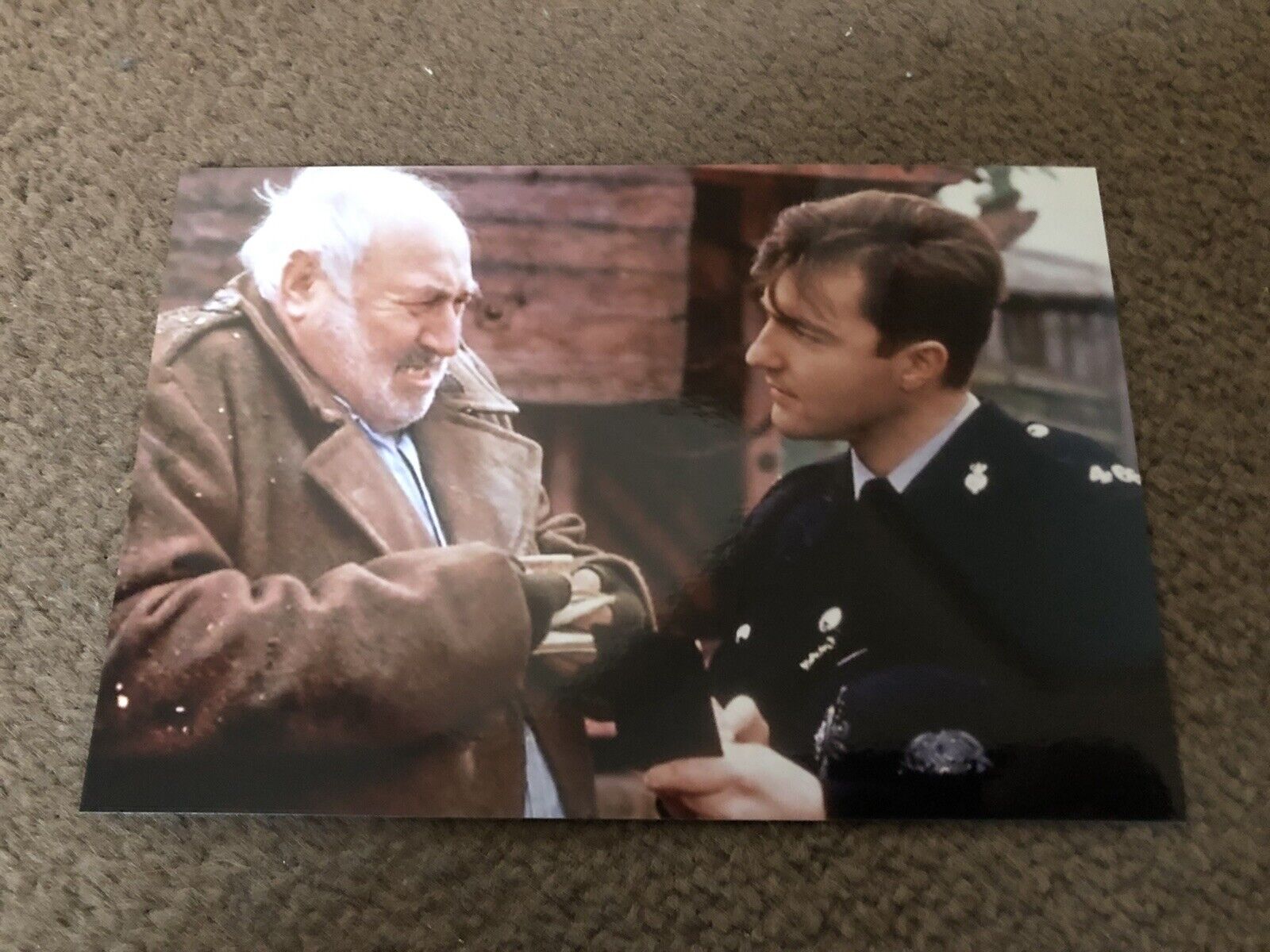 NICK BERRY & BILL MAYNARD (HEARTBEAT) UNSIGNED Photo Poster painting- 6x4”