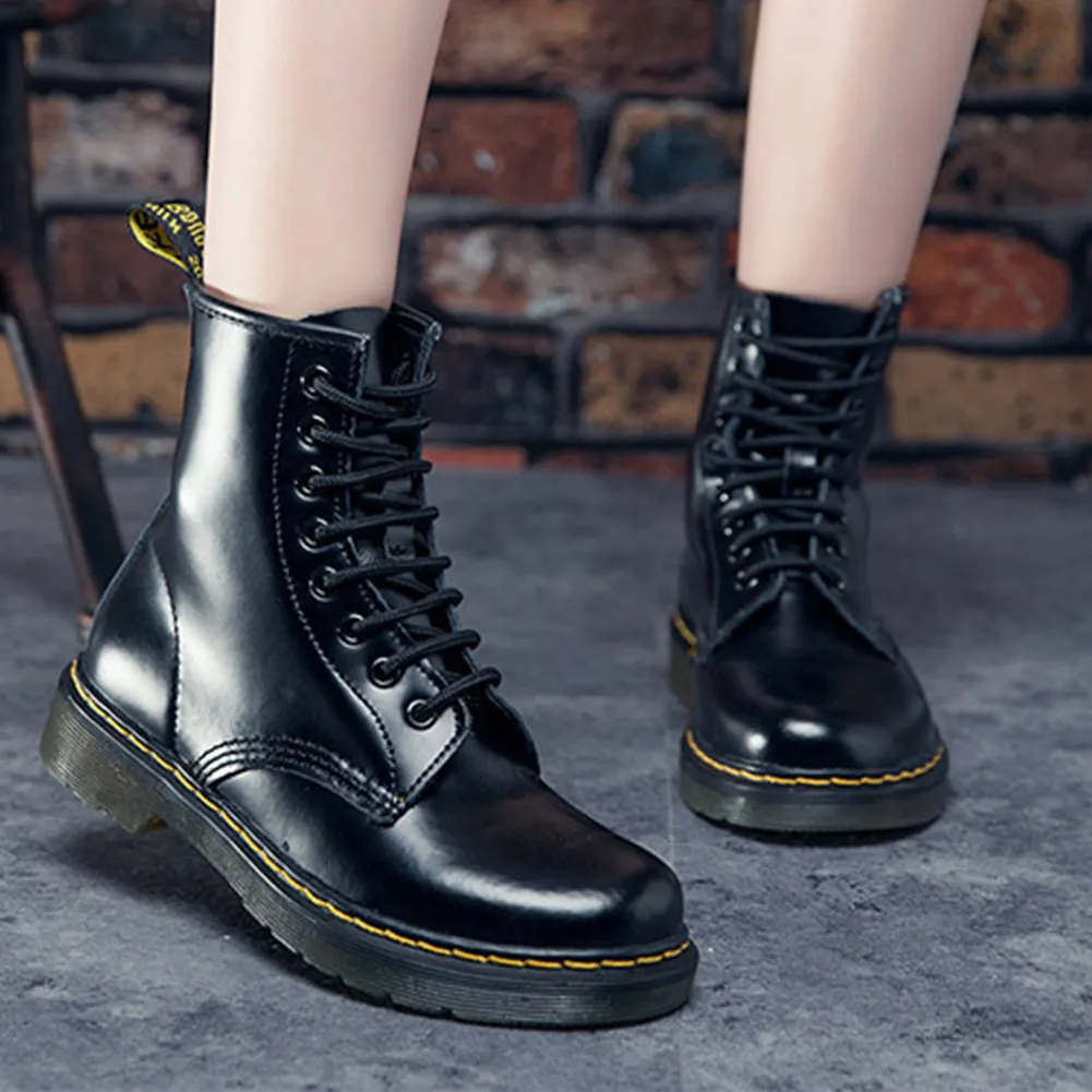 Women's Ankle Boots Flats Heels Martin Boots-vocosishoes