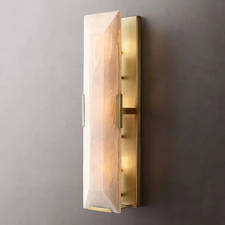 Harlown Calcite Linear Sconce  Modern Wall Lamp Vjlight