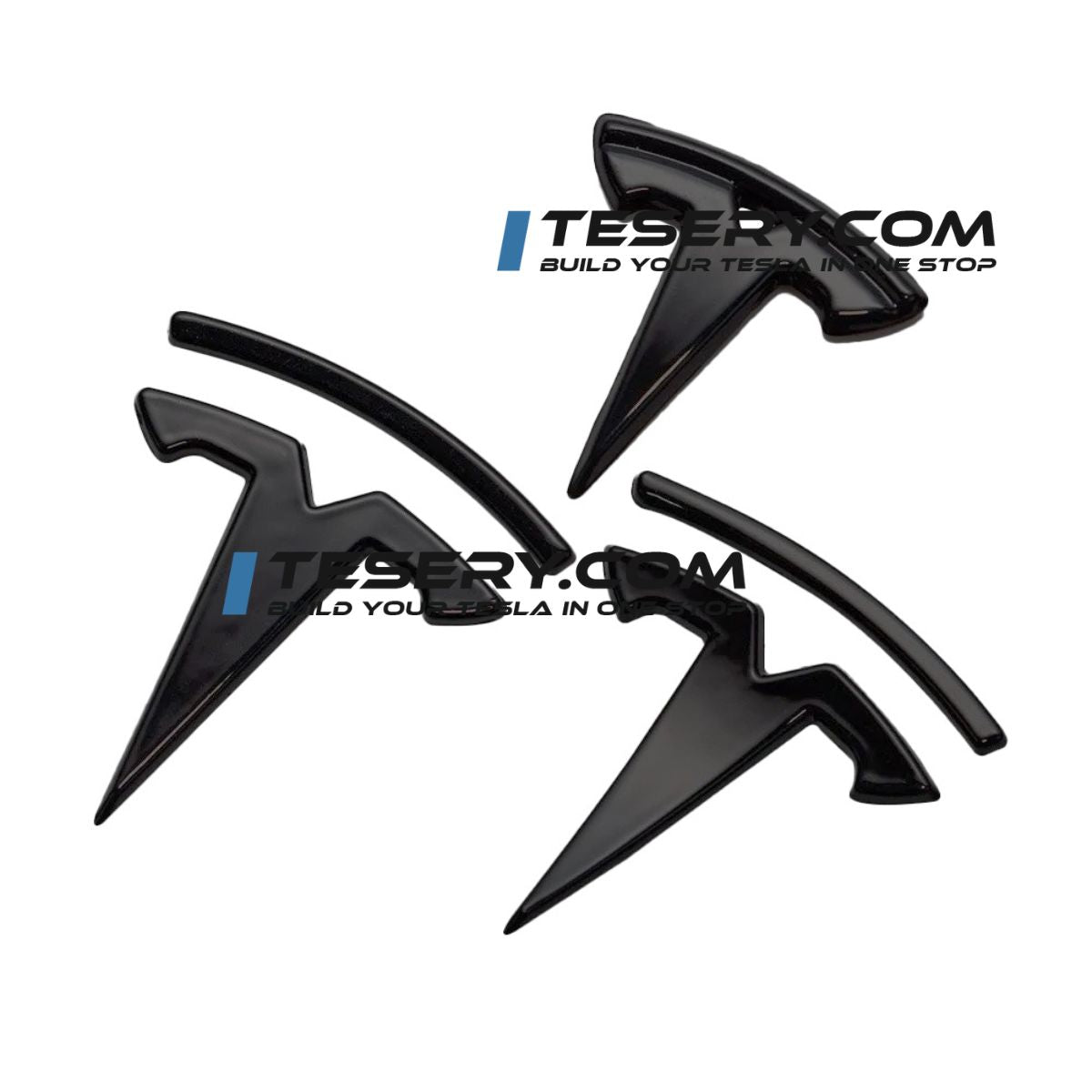 Tesla Logo "T" Emblem for Model 3 / Y (Set of 3) - Tesery Official Store
