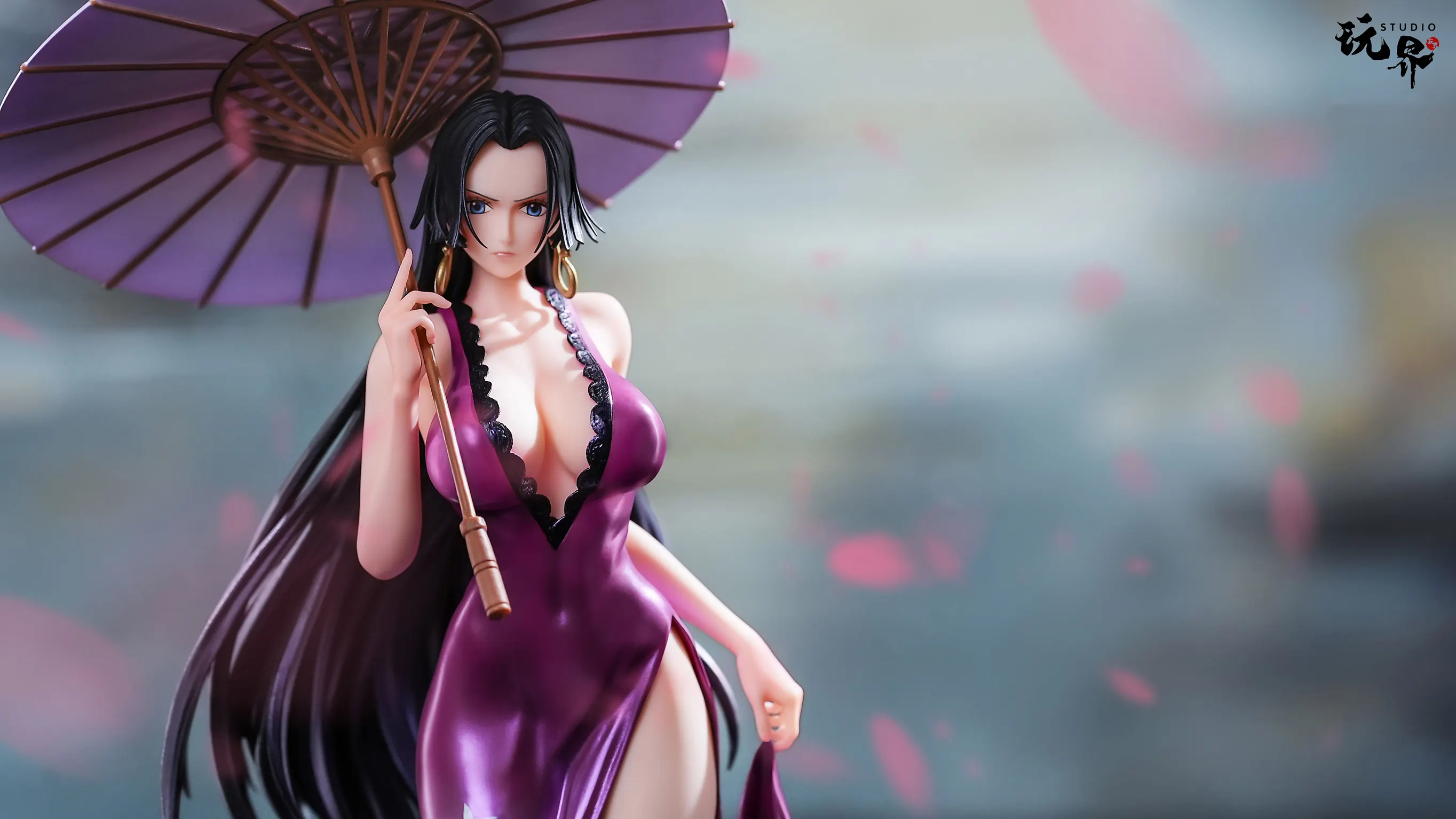 Purple Dress Ver. Boa Hancock - ONE PIECE Resin Statue - WanJie Studio