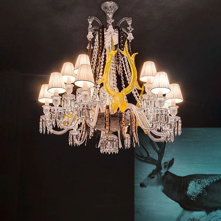Antlers Antoinette15 Light Crystal Chandelier Vjlight