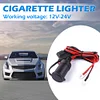 12-24V Car Motorcycle Truck Cigarette Lighter Socket with 10A Fuse+Cable