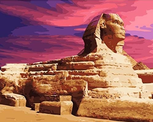 

Pyramid Sphinx – Paint By Numbers - 40*50CM, 501 Original