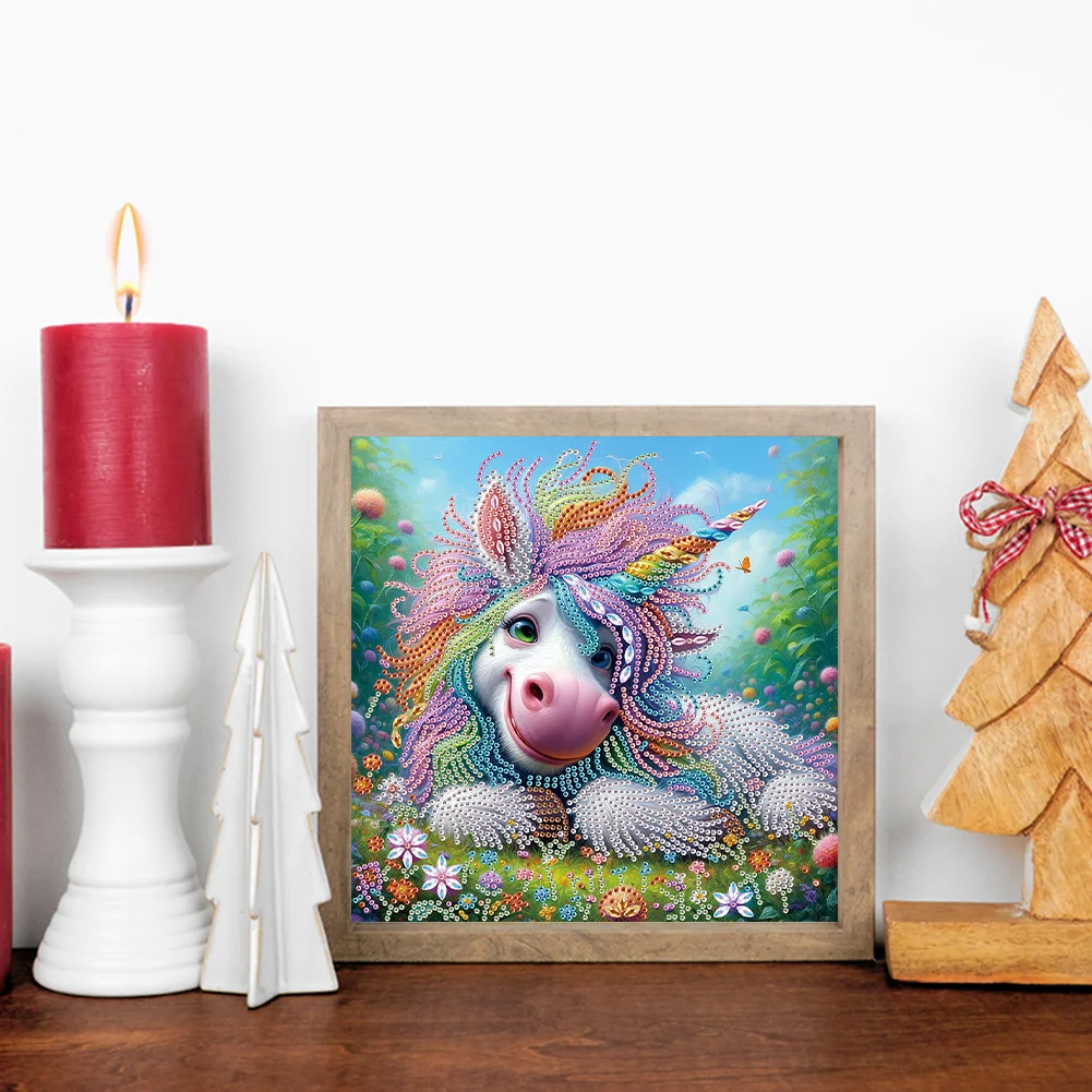 Diamond Painting - Partial Special Shaped Drill - Coffee Flower(Canvas|30*30cm)