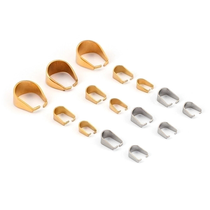 5 Pieces Stainless Steel 18K Gold Plated Geometric